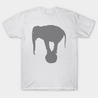 Line elephant art design T-Shirt